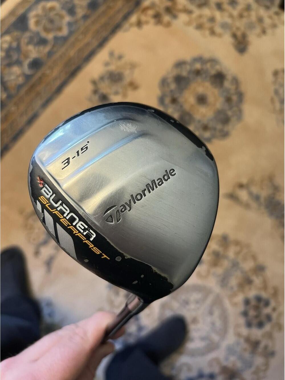 TaylorMade Burner Superfast 3 Fairway Wood 15 Graphite Regular RH Fubuki R Flex
